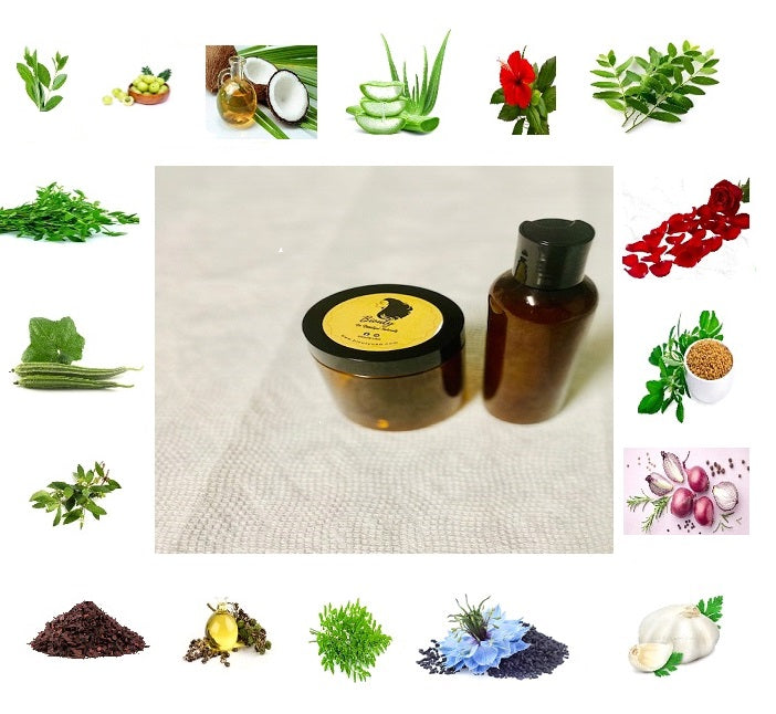 Natural Handmade Herbal Hair Oil